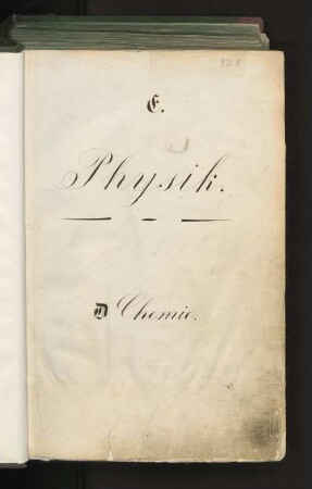 EDI, Physik, D. Chemie, I. Unorganische Chemie: Realkatalog der Stadtbibliothek zu Hamburg