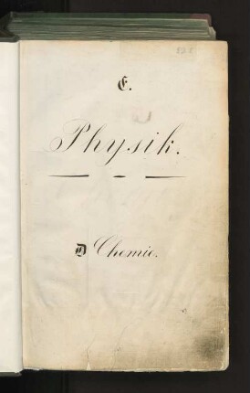 EDI, Physik, D. Chemie, I. Unorganische Chemie: Realkatalog der Stadtbibliothek zu Hamburg