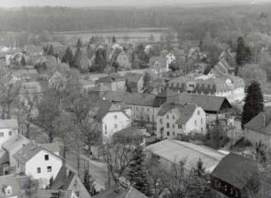 Moritzburg, Blick vom Turm der Kirche Eisenberg nach Nordnordost