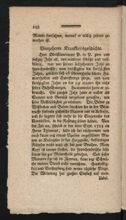 Vierzehnte Krankheitsgeschichte