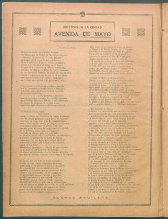 Avenida de Mayo : Motivos de la ciudad
