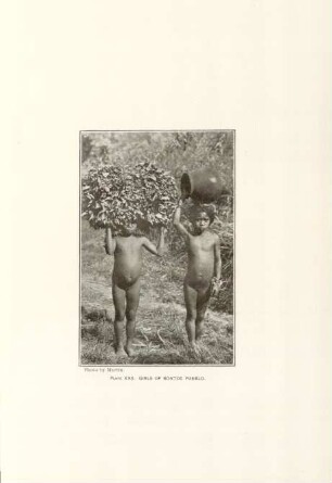 Plate XXII. Girls of Bontoc pueblo