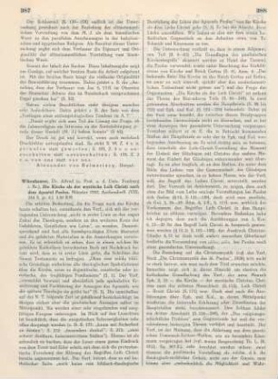 387-389 [Rezension] Wikenhauser, Alfred, Die Kirche als der mystische Leib Christi