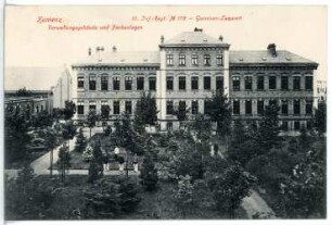 Kamenz. Garnison-Lazarett, Verwaltungsgebäude