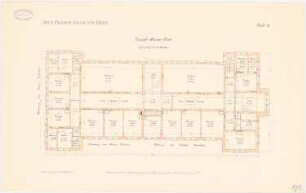 Neue Packhofanlage, Berlin-Moabit: Hauptsteueramt: Grundriss 2. Obergeschoss 1:100