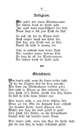 Gleichheit