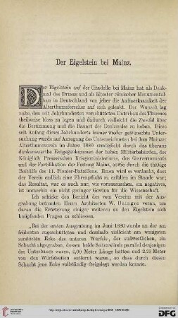 3: Der Eigelstein bei Mainz