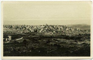 Bethlehem, von Süd-Westen gesehen.