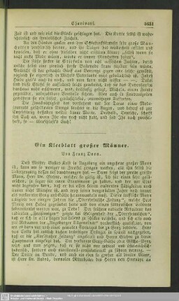Ein Kleeblatt großer Männer