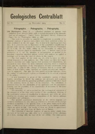 15. November 1903 No. 6.