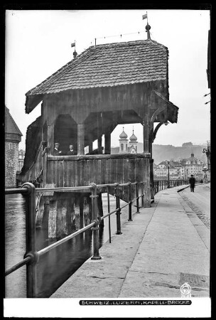 Schweiz, Luzern, Kapellbrücke