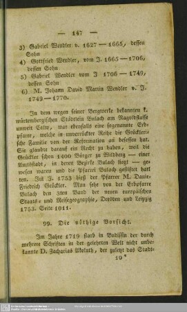 99. Die nöthige Vorsicht