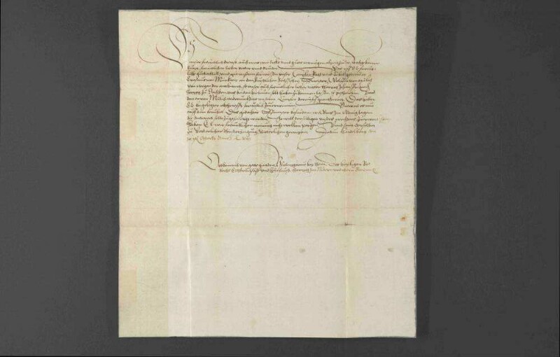 Schriftwechsel bezüglich eines verlorengegangenen Schreibens, welches Herzog Johann Friedrich II. von Sachsen bezüglich des Wormser Kolloquiums an Herzog Christoph von Württemberg und Pfalzgraf Ottheinrich abgesendet hatte.