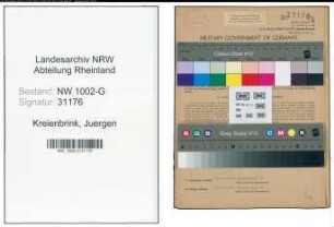 Entnazifizierung Juergen Kreienbrink, geb. 13.04.1922 (Kaufm.Angest.)