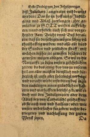 Gründtlicher, vnd in disem lauffenden 75. gnadenreichen Jvbeljar nohtwendiger vnd nutzlicher bericht : I. Von dem rechten brauch der Indulgentzien vnd Ablas: II. Von den Früchten gedachten gnadenreichen Jubeljars ...