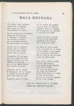 Mala entraña