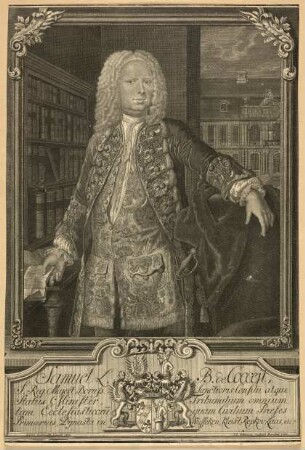 Gasc, Anna Rosina de (Vorlage): Porträt Samuel Frhr. von Cocceji