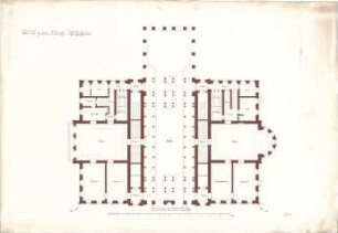 Stegmann, Carl von; Stegmann - Atelier - Entwurf zu einem öffentlichen Vergnügungslokal (Grundriss 1. OG)