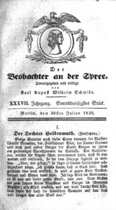 31. Stueck, 30. Juli 1838