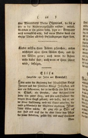 92-103, 3) Kinder müssen ihren Aeltern gehorchen [...]
