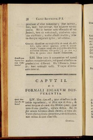 Caput II. De Formali Idearum Differentia.