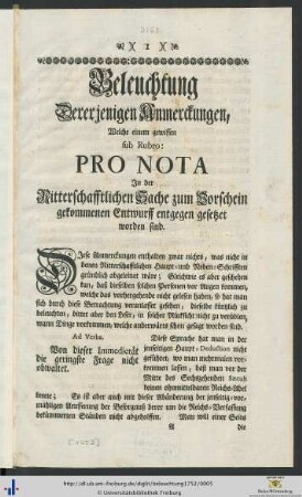 Beleuchtung