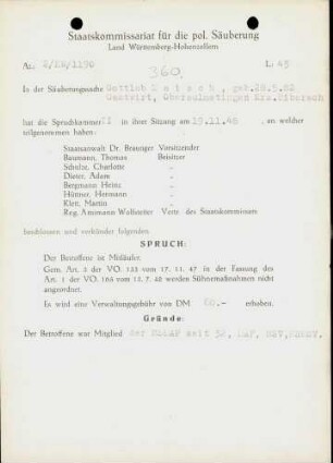 Maisch, Gottlob