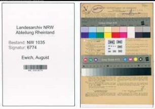 Entnazifizierung August Ewich , geb. 19.06.1901 (Techniker)