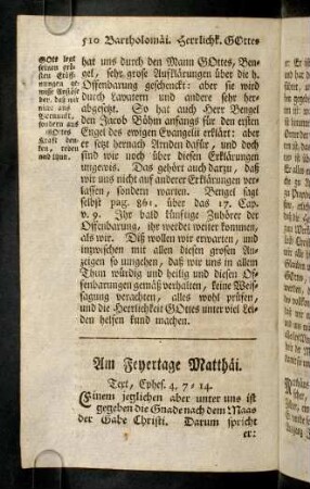 510-521, Einem jeglichen aber unter uns ist gegeben die ...