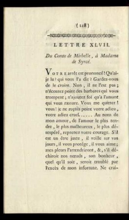 Lettre XLVII.