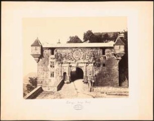 Schlossportal, Tübingen: Ansicht des Torbaus