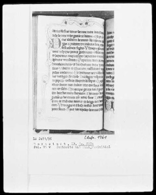 Psalterium und Diurnale — Initiale D (eus), Folio 75verso