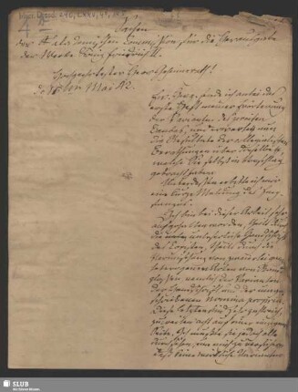 4b(5): Briefentwurf Schlegels an A. Boeckh; dat. Bonn, 15.05.1842.