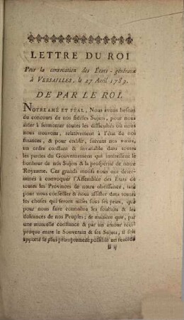 Lettre et règlement pour la Lorraine et Barrois