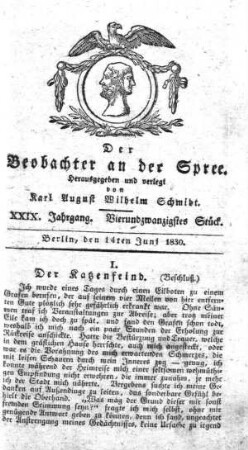 24. Stueck, 14. Juni 1830