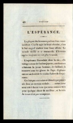 L' Espérance.
