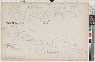 Langenholthausen (Balve), Blintrop (Neuenrade), Umlegung Langenholthausen-Blintrup, Bl.18 Urkarte I Affeln Flur 7, Küntrop Flur 2-4
