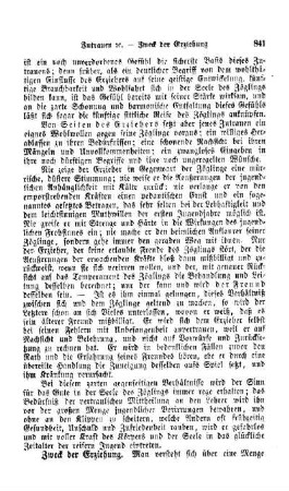 Zweck der Erziehung