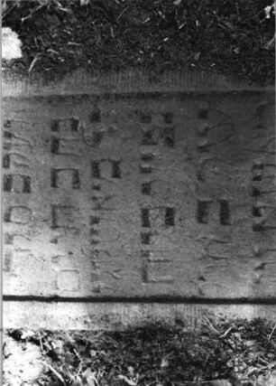 Grabstein 1137 (Detailaufnahme 2)