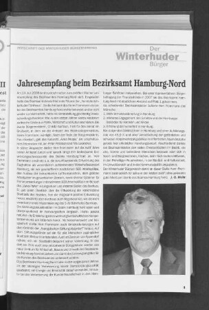 Jahresempfang beim Bezirksamt Hamburg-Nord