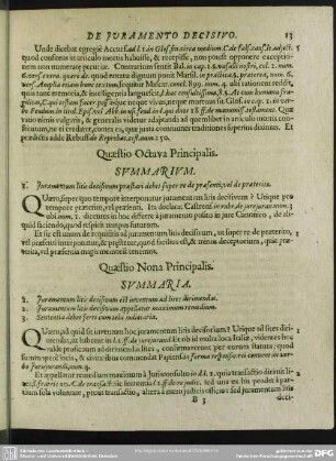 Quaestio Octava Principalis