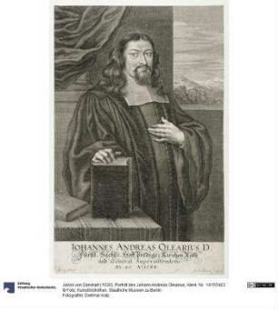 Porträt des Johann Andreas Olearius