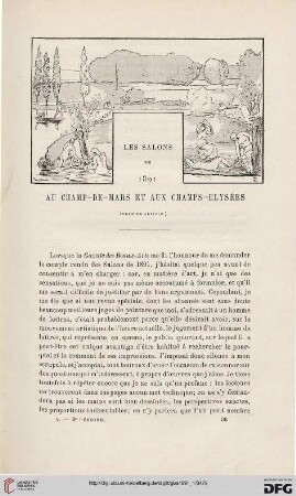 3. Pér. 5.1891: Les salons de 1891 au Champ-de-Mars et aux Champs-Élysées, 1