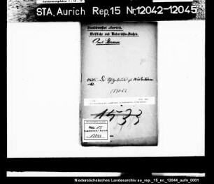 Die Zustimmung der Landdrostei zu Schulbauten in Westerhörn