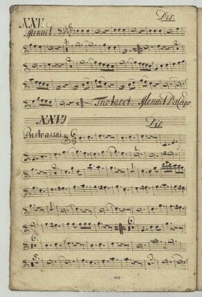 25. Stamitz, Johann, Sinfonie, Es-Dur <3. Menuett>