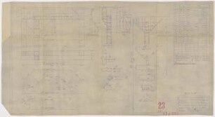 Fundament Maschine II Stützenauswechselung, Reihe 9 außen