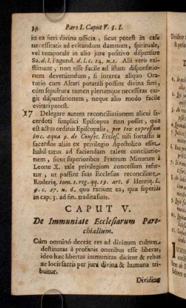 34-42, Cum omnino deceat res ad divinum cultum ...; § I