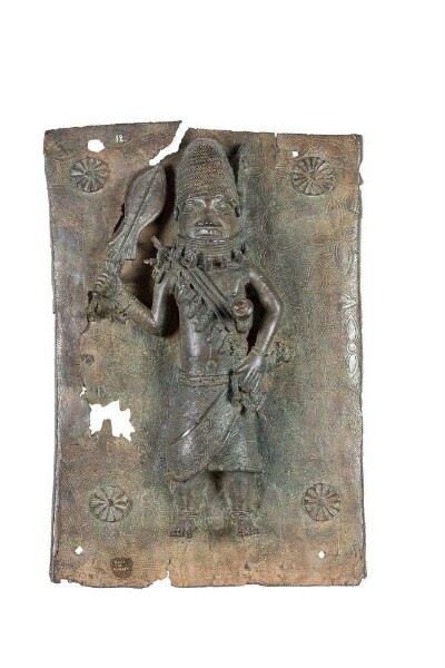 Relief plate: High military leader