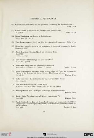 Kupfer, Zinn, Bronze (Nr. 169-202)