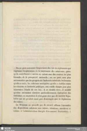 Observations préliminaires